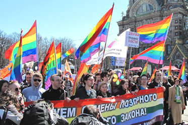 St Petersburg marchers
