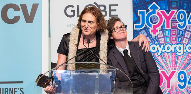 2015 GLOBE Awards Sally Goldner Hannah Gadsby Amplify Event Photography