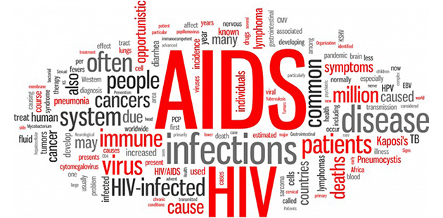 HIV AIDS word cloud