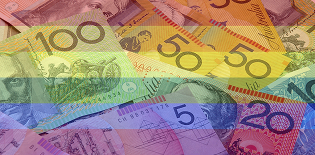 Australian Money Rainbow