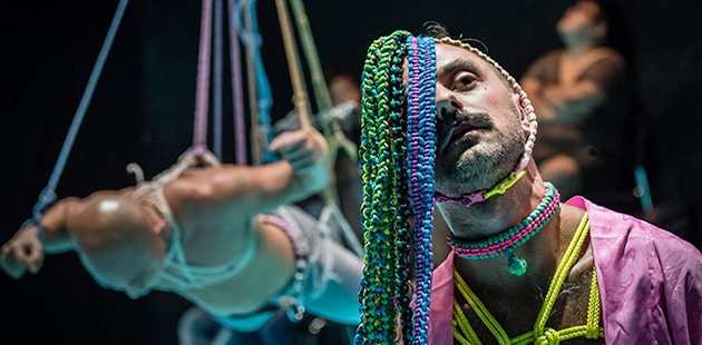 Arts House Luke George and Daniel Kok in Bunny - photo by Berni Ng