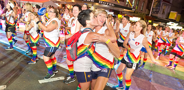 Sydney Gay and Lesbian Mardi Gras Parade 2016 SWAFL
