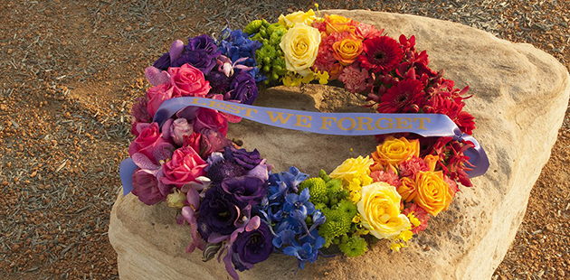 2017 DEFGLIS Commemorative Rainbow Wreath