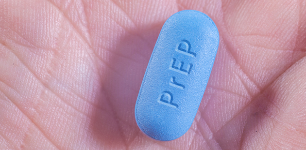 PrEP Pill in hand