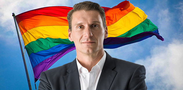 Cory Bernardi Rainbow Flag