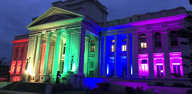 St Kilda Town Hall Rainbow APN