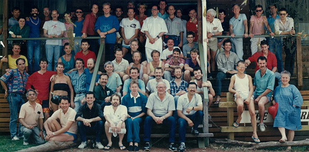 TC A Victorian AIDS Council volunteer training weekend in Kyneton Victoria, 1987 - Australian Lesbian and Gay Archives