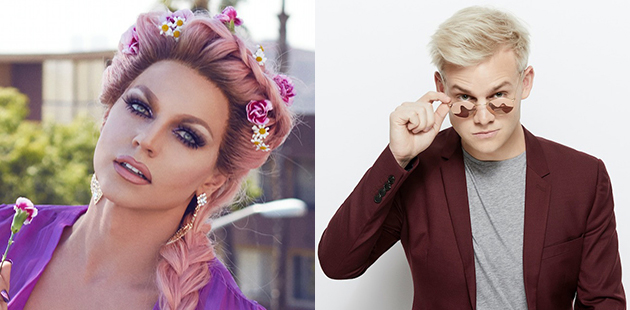 Adelaide Fringe Courtney Act and Joel Creasey