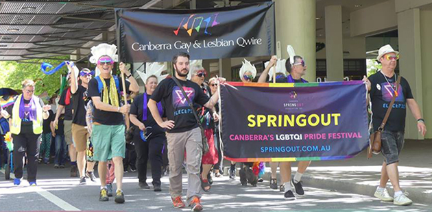 Canberra SpringOUT Pride Parade 2016