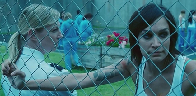 Jacqueline Brennan and Nicole da Silva in Wentworth (2013) - courtesy of FremantleMedia Australia