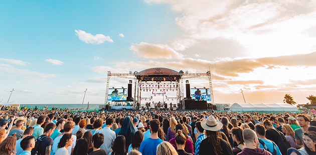 St Kilda Festival 2018 Main Stage – photo by Nathan Doran