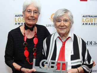 Francesca Curtis and Phyllis Papps - photo by Lisa Maree Williams (Getty Images)