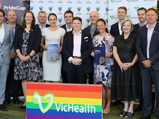Pride Cup Handbook Launch - photo courtesy of VicHealth