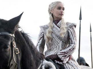 Emilia Clarke as Daenerys Targaryen in season 8 of Game of Thrones - courtesy of HBO