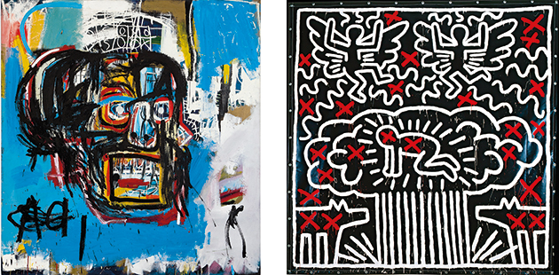 NGV Keith Haring Jean-Michel Basquiat Crossing Lines