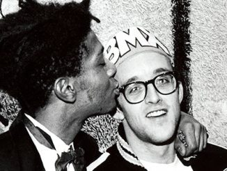 Keith Haring and Jean-Michel Basquiat,1987 - photo by © George Hirose 