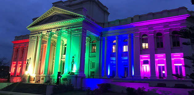 APN St Kilda Town Hall Rainbow