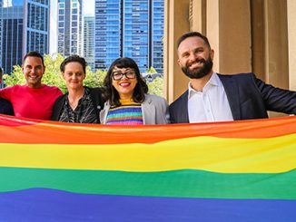 Mardi Gras Flag Raising Ceremony - photo by Katherine Griffiths / City of Sydney