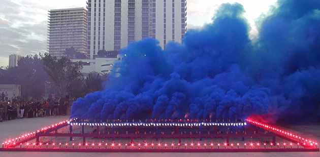 A Purple Poem for Miami by Judy Chicago