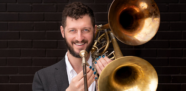 Ben-Anderson-with-Double-Belled-Trombone-photo-Xander-Sanbrook