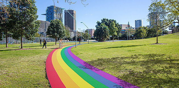 City-of-Sydney-Prince-Alfred-Park-Rainbow-Path