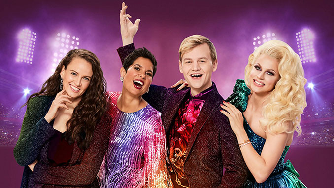 SBS-Mardi-Gras-Hosts-Zoë-Coombs-Marr,-Narelda-Jacobs,-Joel-Creasey-and-Courtney-Act