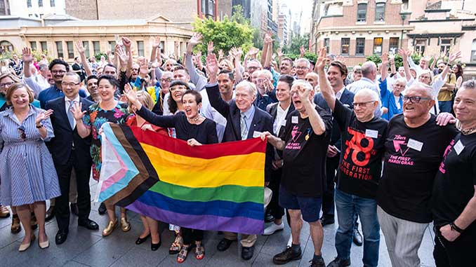 Mardi Gras 2022 Progress Pride Flag Raising Ceremony courtesy of City of Sydney