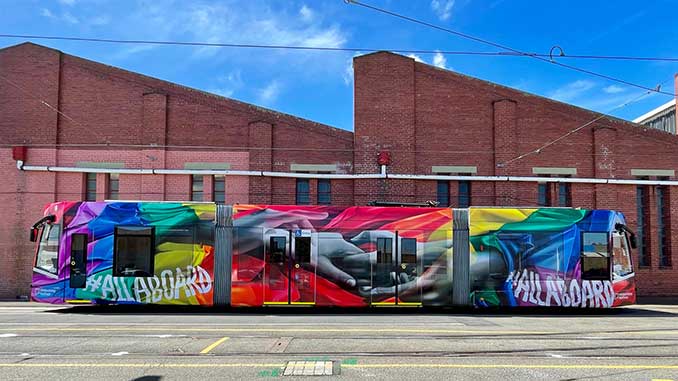 Yarra-Trams-AllAboard-Pride-Tram-designed-by-Marco-Pennacchia