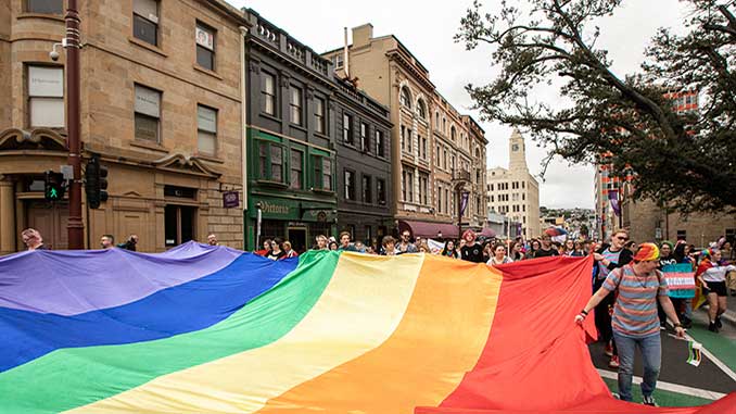 Pride Parade Hobart TasPrisde