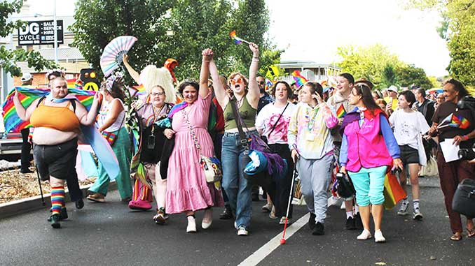 Orange Rainbow Walk