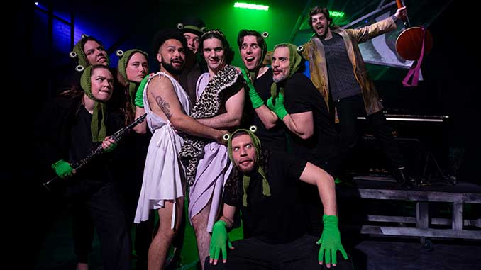New-Theatre-The-Cast-of-The-Frogs-In-Hell-They-Sing-Show-Tunes-photo-by-Bob-Seary