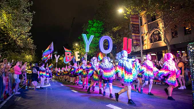 Sydney Gay and Lesbian Mardi Gras Parade 2024 - photo by Ann-Marie Calilhanna