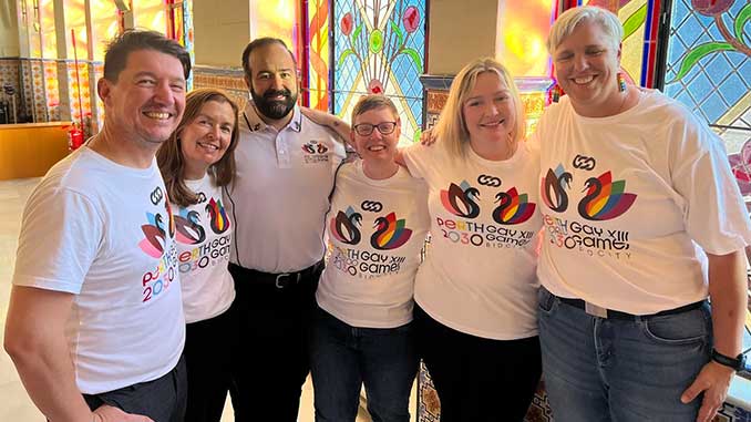 Members of Perth Bid Team courtesy of Federation of Gay Games