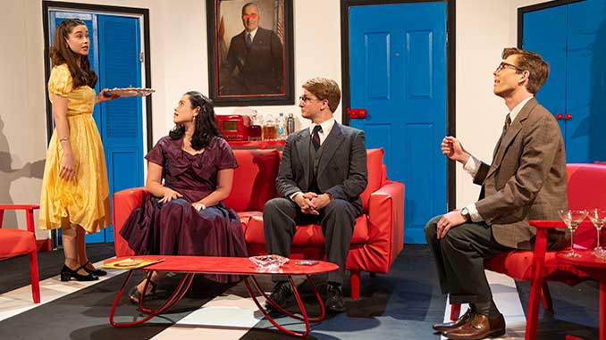 New Theatre presents Perfect Arrangement by Topher Payne - photos by Bob Seary