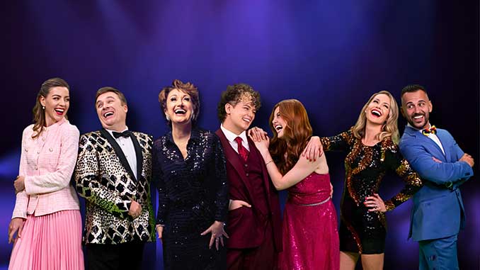 The Cast of The Prom – photo by Suzanne Gately