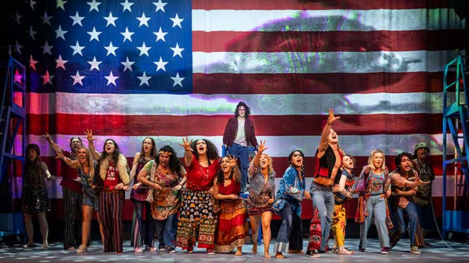 The Cast of the Australian production of HAIR (2025) – photo by Ben Fon