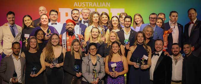 2026 Australian Pride in Sport Winners courtesy of ACON