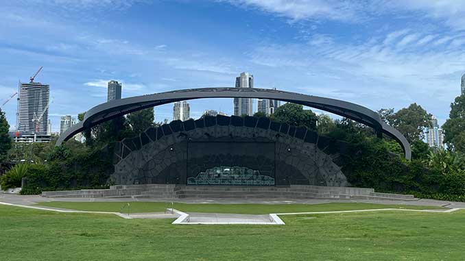 The HOTA Outdoor Stage photo by Rohan Shearn