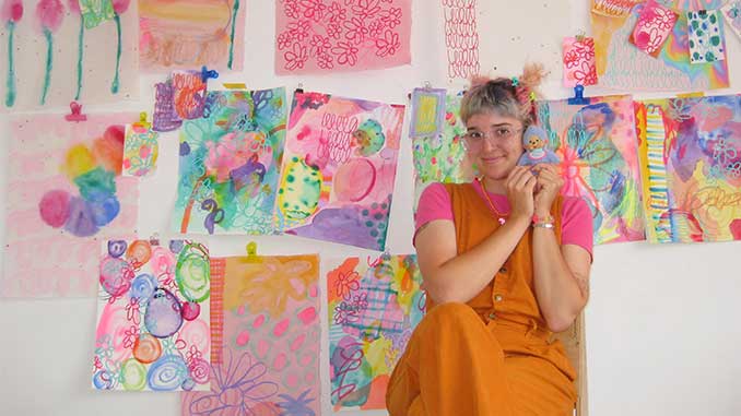 Sunday Jemmott, Museum of Brisbane Artist in Residence - photo courtesy the artist