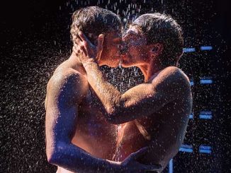 Matthew Mitcham and Matthew Predny in AFTERGLOW photo by Cameron Grant Parenthesy