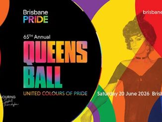 Brisbane Pride Festival The Queen’s Ball United Colours of Pride artwork by Capturing the Awesome