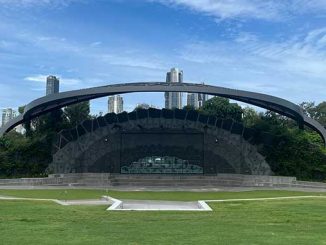 The HOTA Outdoor Stage photo by Rohan Shearn