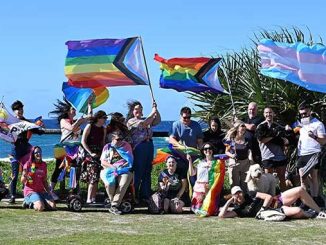 Participants at the Gold Coast Pride Walk courtesy of the Gold Coast Pride Collective