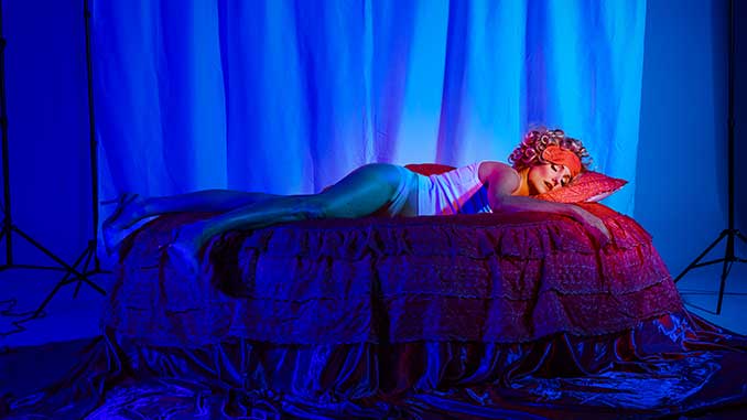 Leah Shelton stars in Keep Sleeping, Beauty - photo by Joel Devereux